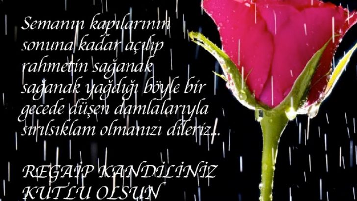 Regaib Kandili Mesajları Kısa