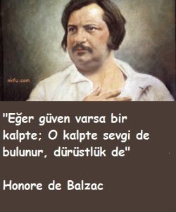 Balzac Sözleri
