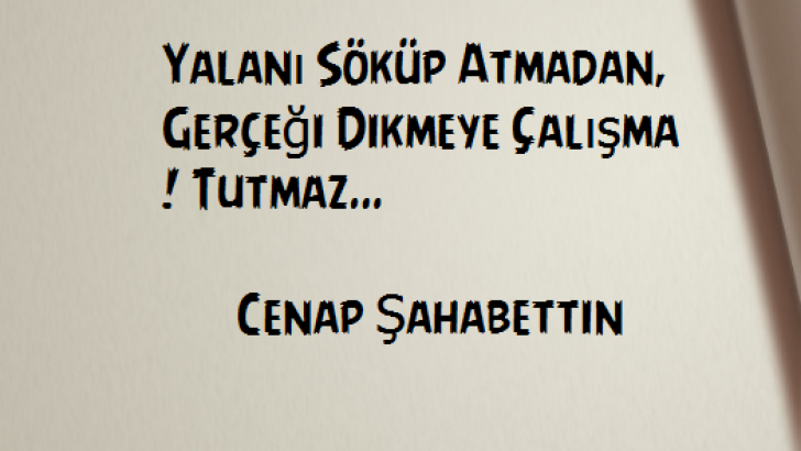 Cenap Şehabettin Sözleri