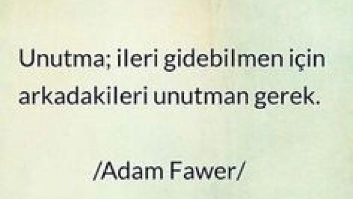 Adam Fawer Sözleri