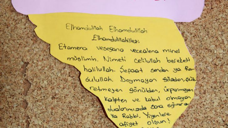 Yemek Duaları
